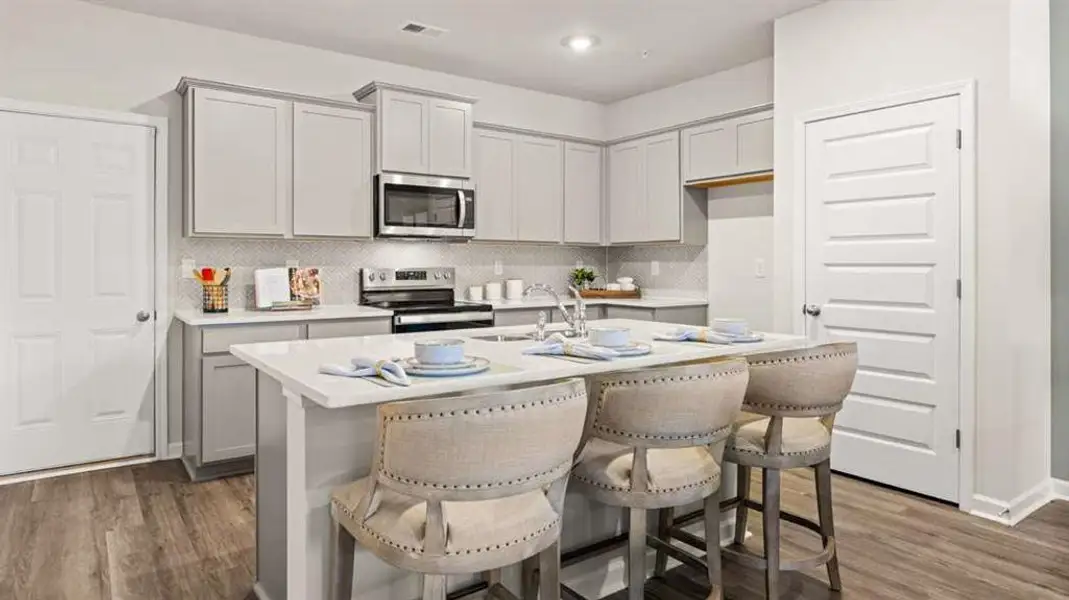 Furnished interior view inside a new home in , Stockbridge (Image 5).