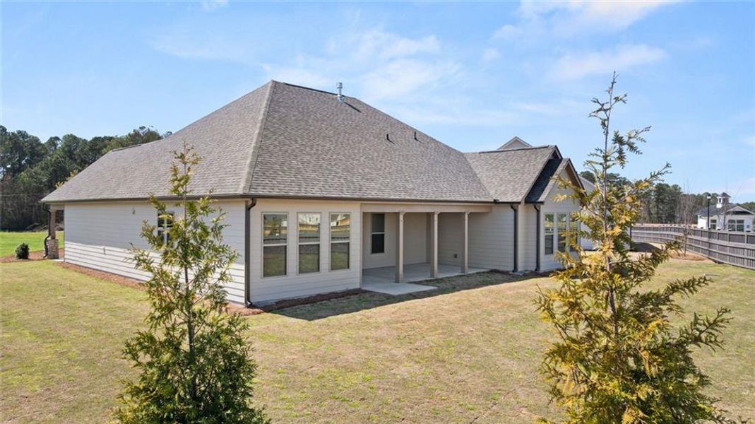 Front exterior of a new home in Soleil Summit Chase, Snellville, GA, highlighting curb appeal (Image 2).