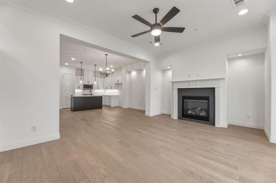 Spacious, unfurnished interior of a new home in , Lewisville (Image 36).