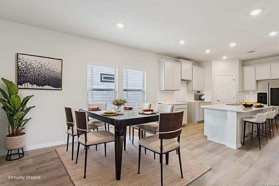 Furnished interior view inside a new home in Catalina, Converse (Image 10).