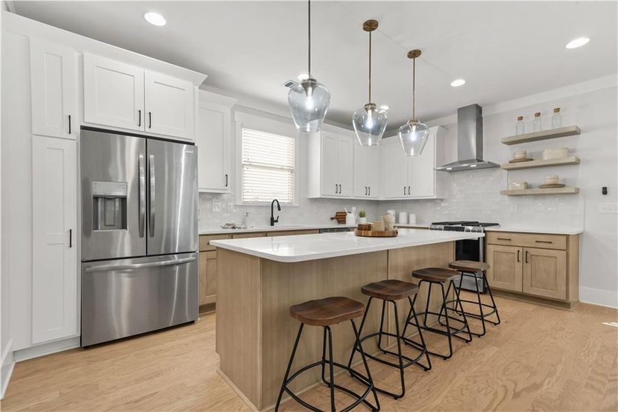 Furnished interior view inside a new home in , Atlanta (Image 16).