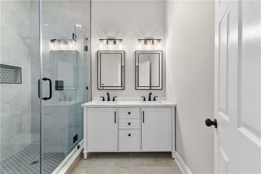 Furnished interior view inside a new home in , Fairburn (Image 3).