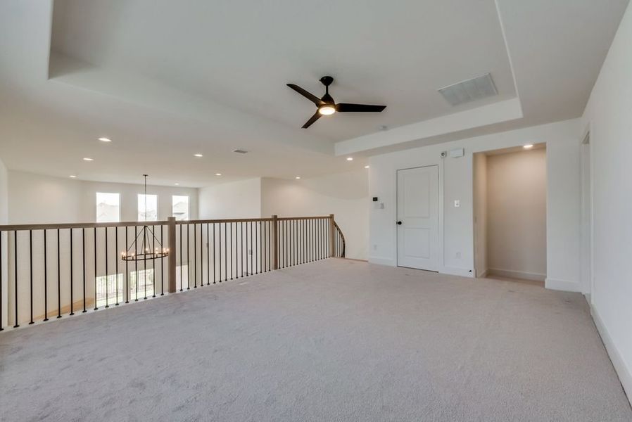 Representative unfurnished interior of a home built from the Rockport - SH 4442 by Shaddock Homes in Grand Oaks at Green Meadows - 50', Celina (Image 26). Representative unfurnished interior of a home built from the Rockport - SH 4442 by Shaddock Homes in Grand Oaks at Green Meadows - 50', Celina (Image 26).