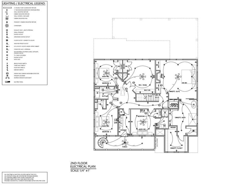 2D floor plan layout of this home in , Isle Of Palms, SC (Image 4).
