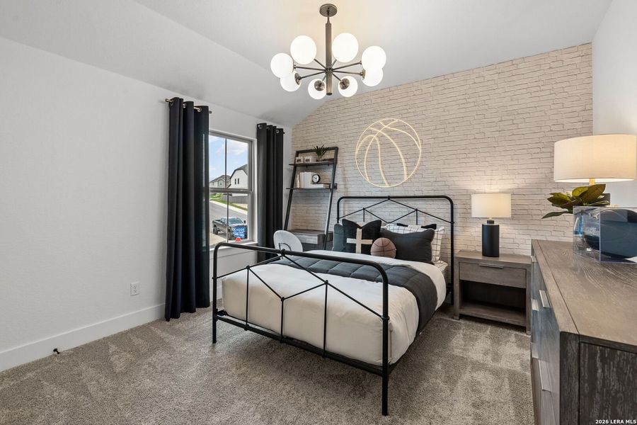 Furnished interior view inside a new home in Bison Ridge, San Antonio (Image 25).