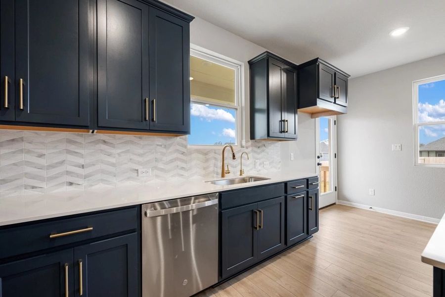 Furnished interior view inside a new home in Berry Creek Highlands, Georgetown (Image 11).