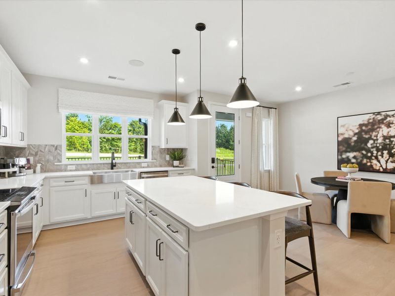 Representative furnished interior of a home built from the Clarion by Tri Pointe Homes in Southbridge, Fort Mill (Image 6).