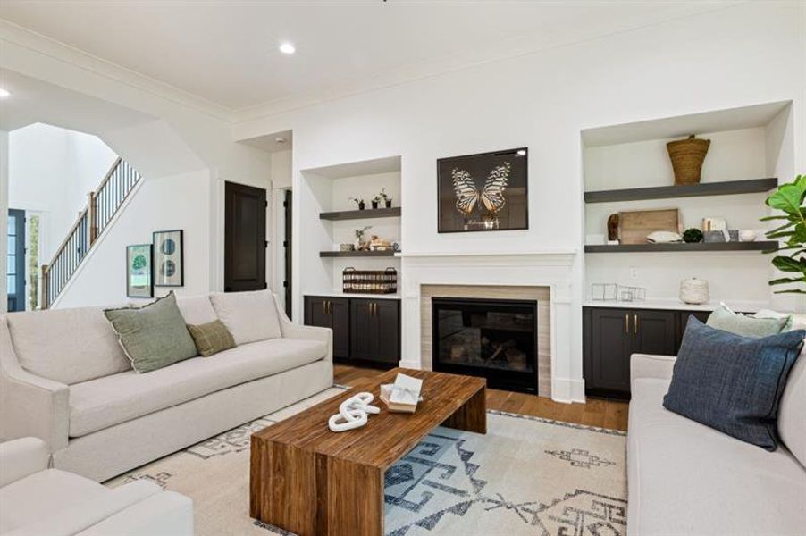 Furnished interior view inside a new home in White Post on Lake Lanier, Gainesville (Image 27).