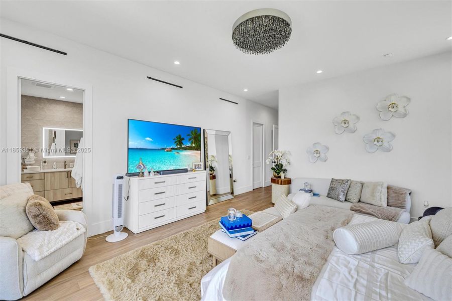 Furnished interior view inside a new home in , Miami (Image 32).