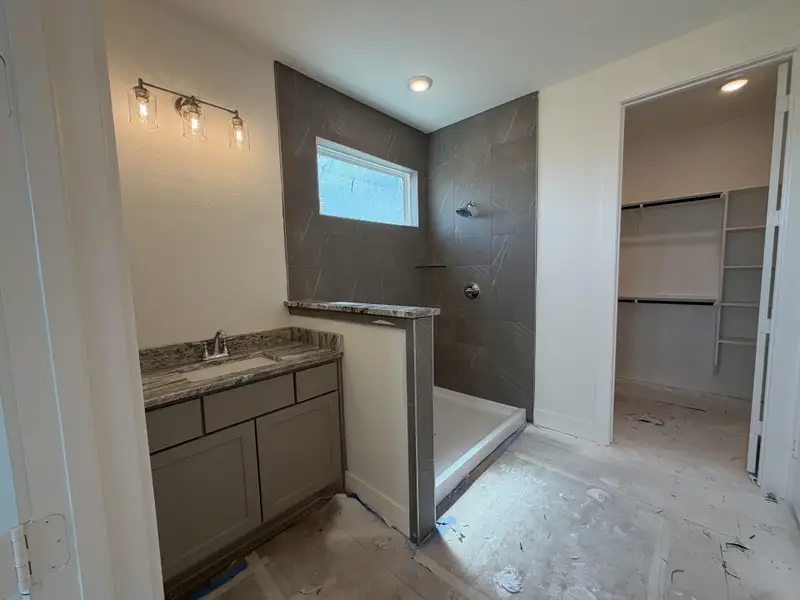 In-progress construction of a new home in Sienna, Missouri City, TX (Image 5).