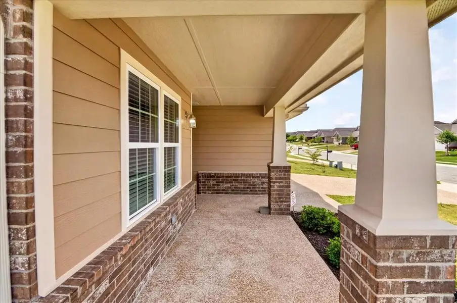 Exterior details and patio area of a home in , Robinson (Image 3).