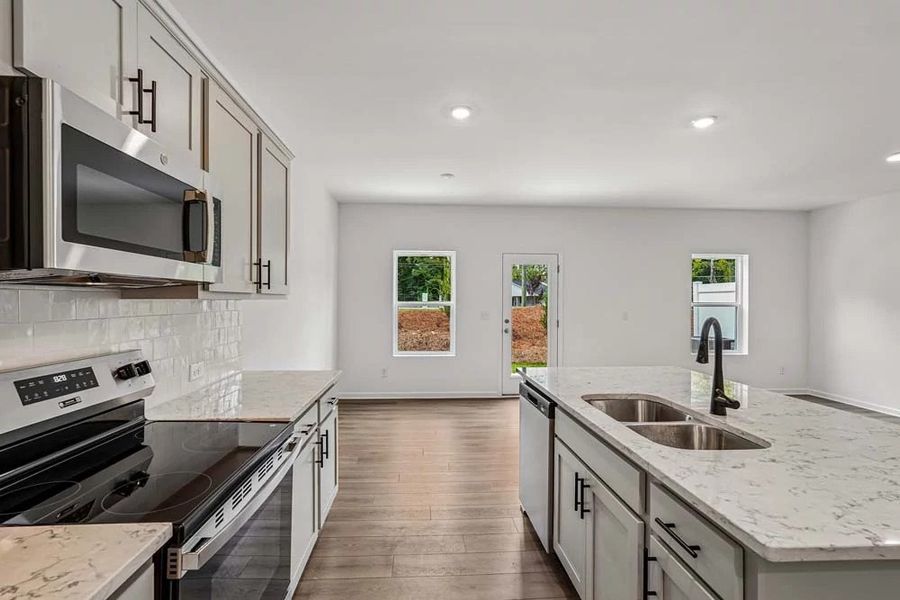 Representative Photo: Kitchen featuring Artisan Collection Finishes