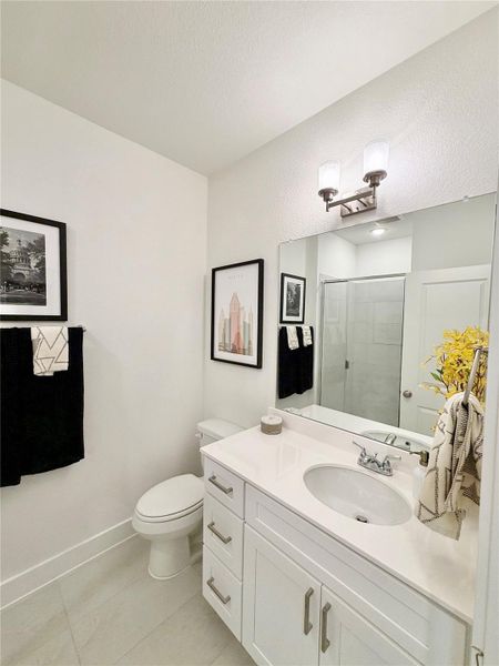 Furnished interior view inside a new home in Koenig Townhomes, Austin (Image 13). Furnished interior view inside a new home in Koenig Townhomes, Austin (Image 13).