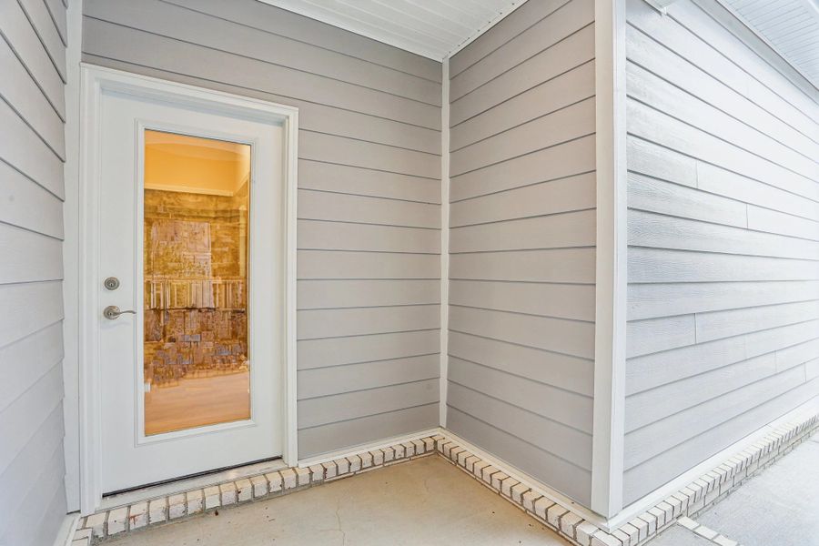 Exterior details and patio area of a home in Stewart's Glen | 55+ Community, Smyrna (Image 4).