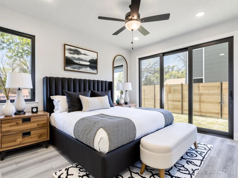 Furnished interior view inside a new home in , Austin (Image 5).