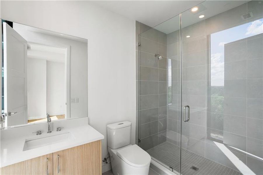 Furnished interior view inside a new home in The Dillon Buckhead, Atlanta (Image 18).