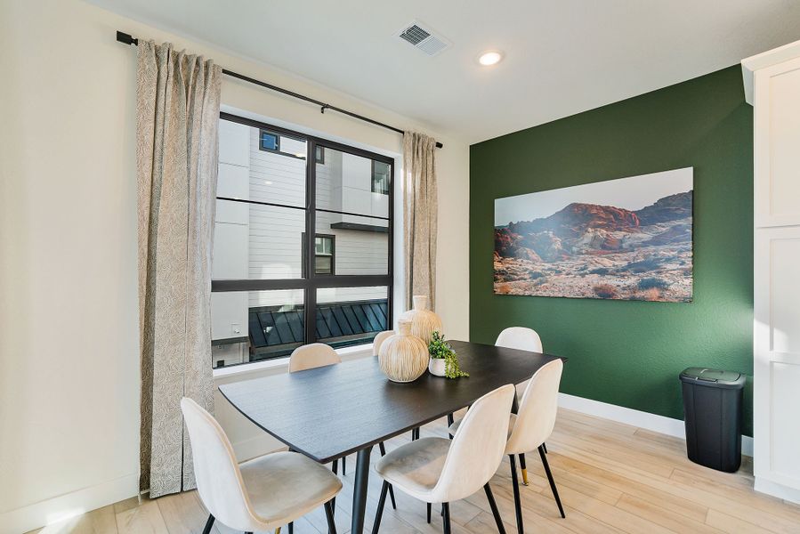 Furnished interior view inside a new home in The Hub at Virginia Village, Denver (Image 6).