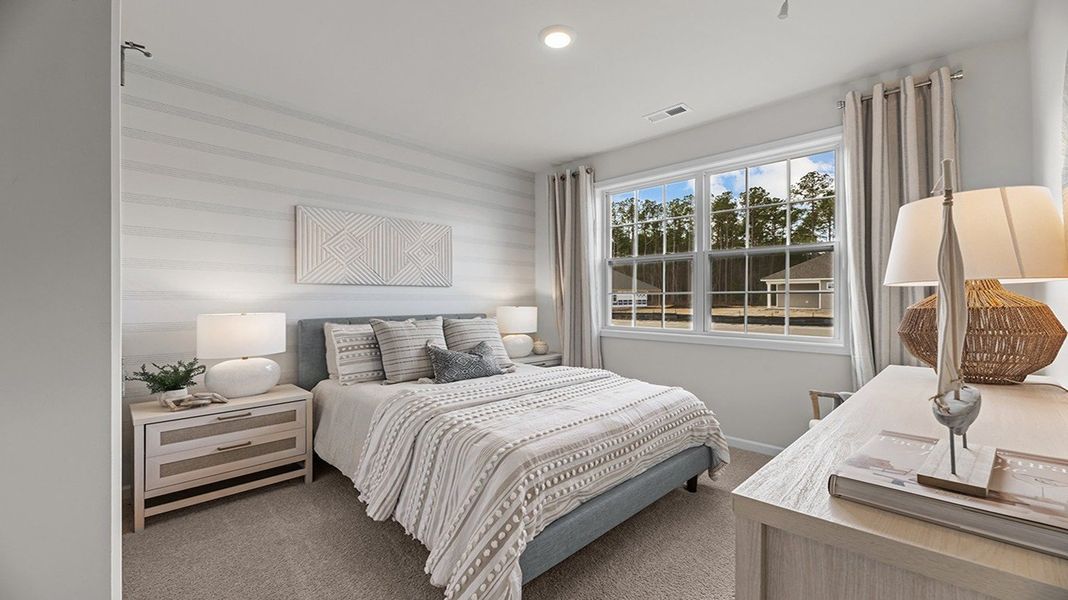 Representative furnished interior of a home built from the Clifton by D.R. Horton in Quarry Hills - Freedom, Swepsonville (Image 8).