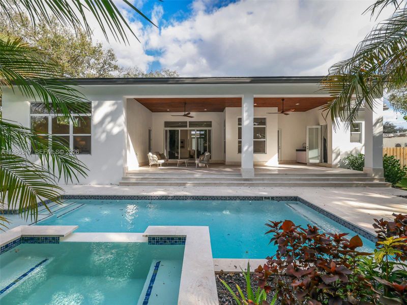 Exterior details and patio area of a home in , Biscayne Park (Image 4).
