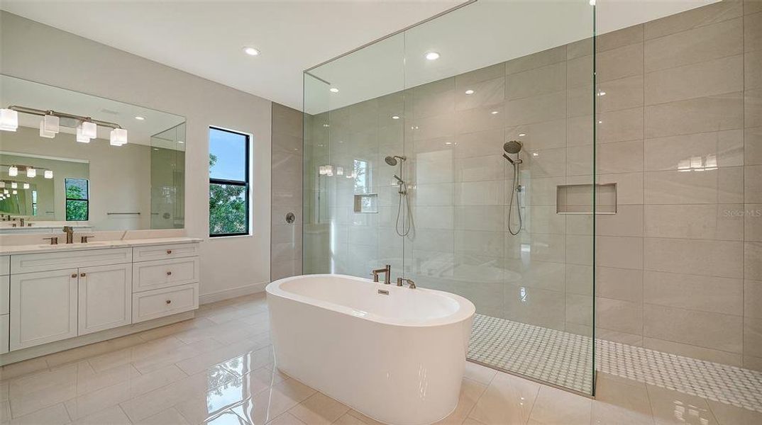 Furnished interior view inside a new home in Tideline, Bradenton (Image 11).