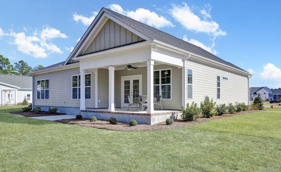 Representative exterior details of a home built from the Lanai by Bill Clark Homes in Osprey Landing, Southport (Image 41).