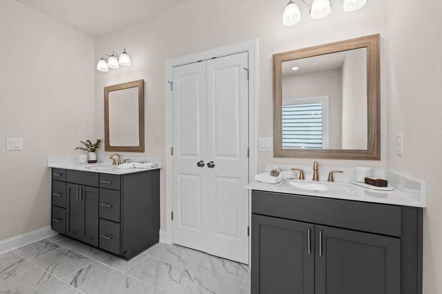 Representative furnished interior of a home built from the The Castleberry by The Providence Group in Palisades Single Family, Cumming (Image 52).