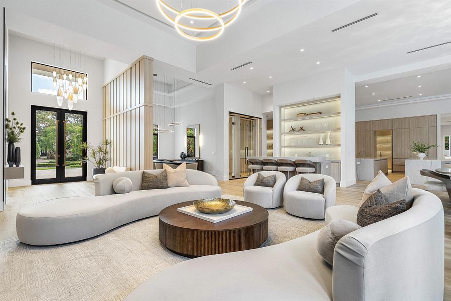 Furnished interior view inside a new home in , Delray Beach (Image 14).