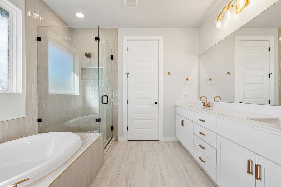 Furnished interior view inside a new home in Heritage, Dripping Springs (Image 13).