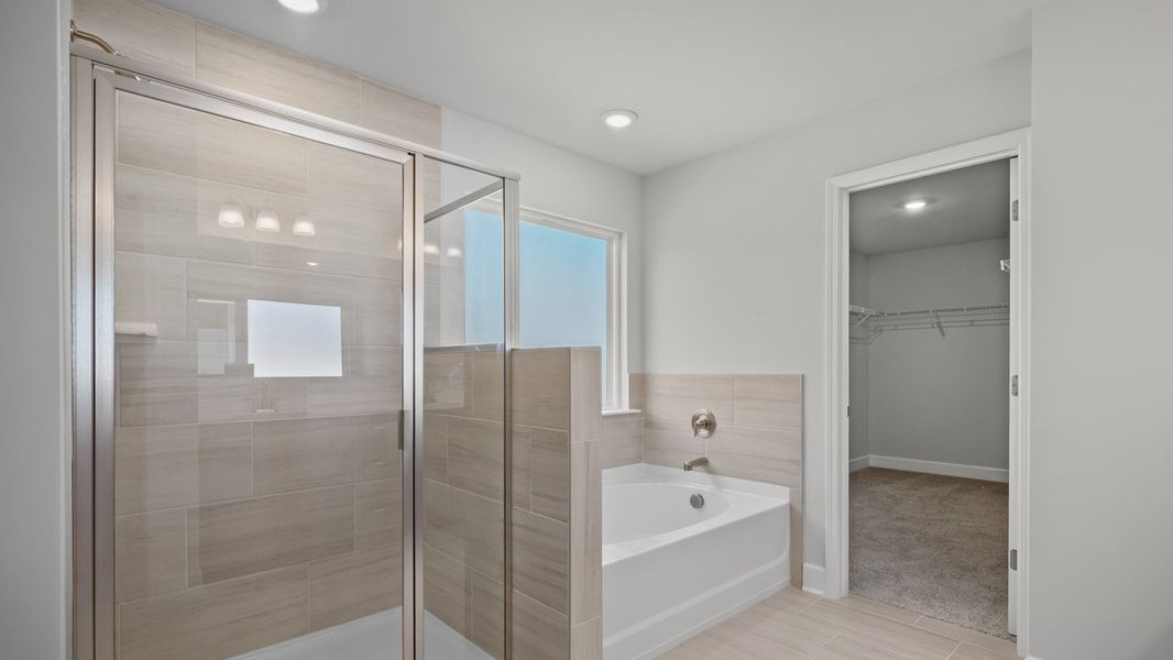 Representative furnished interior of a home built from the Summit by D.R. Horton in Evergreen Crossing, Locust Grove (Image 14).