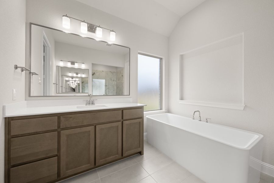 Furnished interior view inside a new home in Paloma Ranch, New Fairview (Image 10).