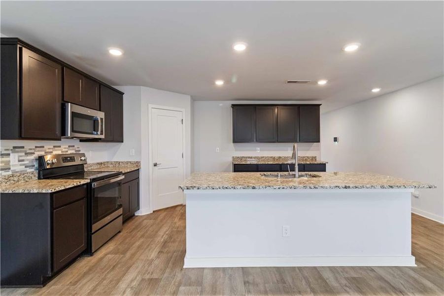 Furnished interior view inside a new home in , Covington (Image 5). Furnished interior view inside a new home in , Covington (Image 5).