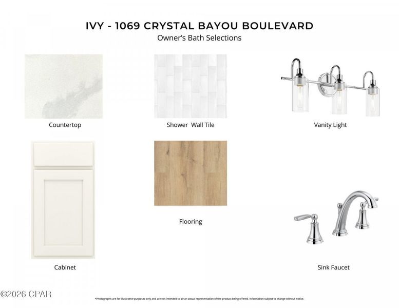 Sample of building materials used in homes in Breakfast Point East, Panama City Beach (Image 6).