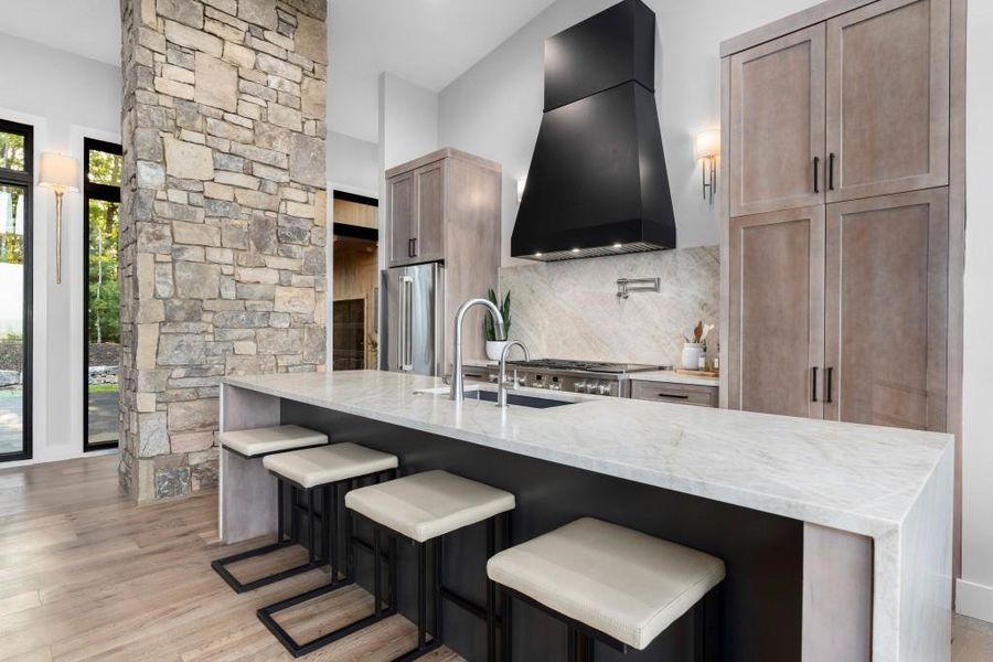 Furnished interior view inside a new home in , Blue Ridge (Image 11).