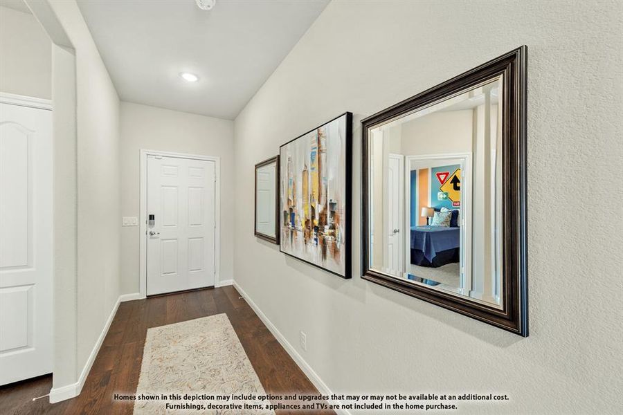 Furnished interior view inside a new home in Bear Creek Elements, Lavon (Image 8).