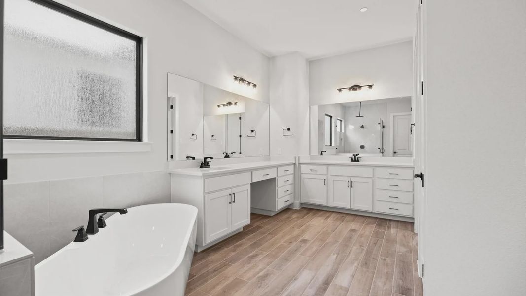 Representative furnished interior of a home built from the Raegan by Chesmar Homes in Sweetwater, Austin (Image 9). Representative furnished interior of a home built from the Raegan by Chesmar Homes in Sweetwater, Austin (Image 9).