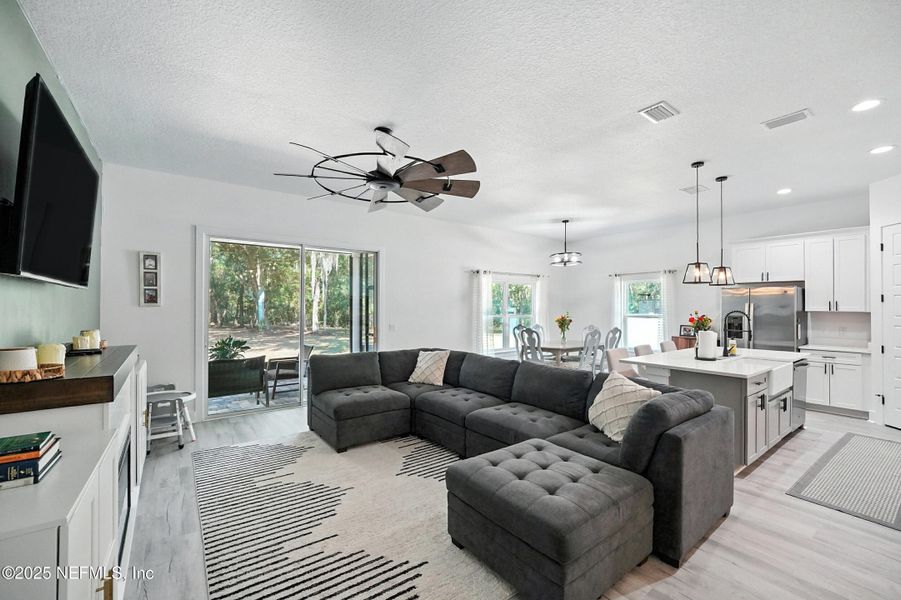 Furnished interior view inside a new home in , Jacksonville (Image 6). Furnished interior view inside a new home in , Jacksonville (Image 6).