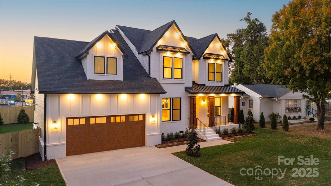 Front exterior of a new home in , Charlotte, NC, highlighting curb appeal (Image 27). Front exterior of a new home in , Charlotte, NC, highlighting curb appeal (Image 27).