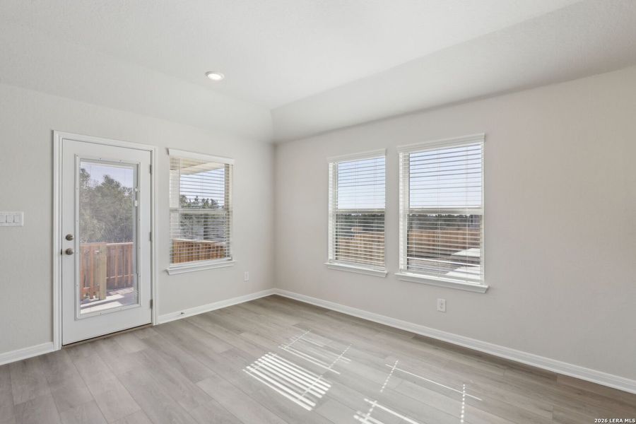 Spacious, unfurnished interior of a new home in Legendary Trails - Classic Series, Cibolo (Image 23).