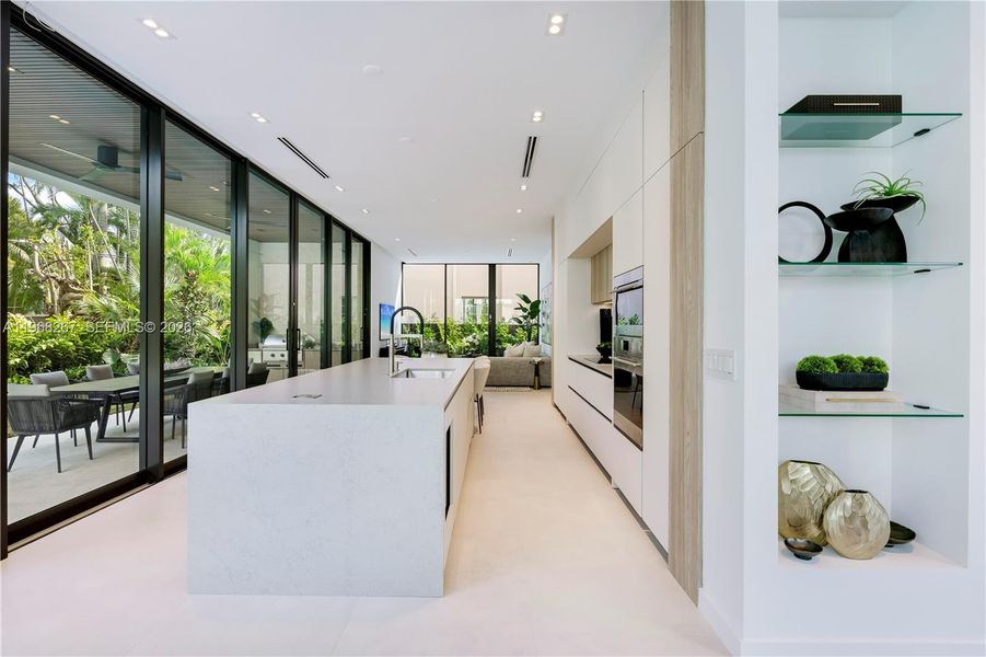 Furnished interior view inside a new home in , Miami (Image 44).