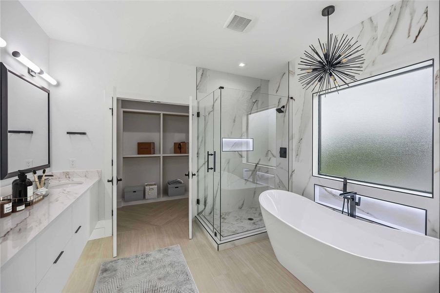 Primary ensuite spa-inspired bathroom Primary ensuite spa-inspired bathroom