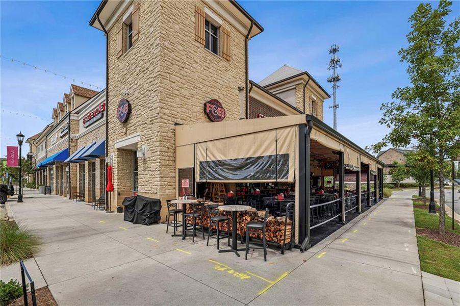 Front exterior of a new home in Town Center Overlook, Peachtree Corners, GA, highlighting curb appeal (Image 22).