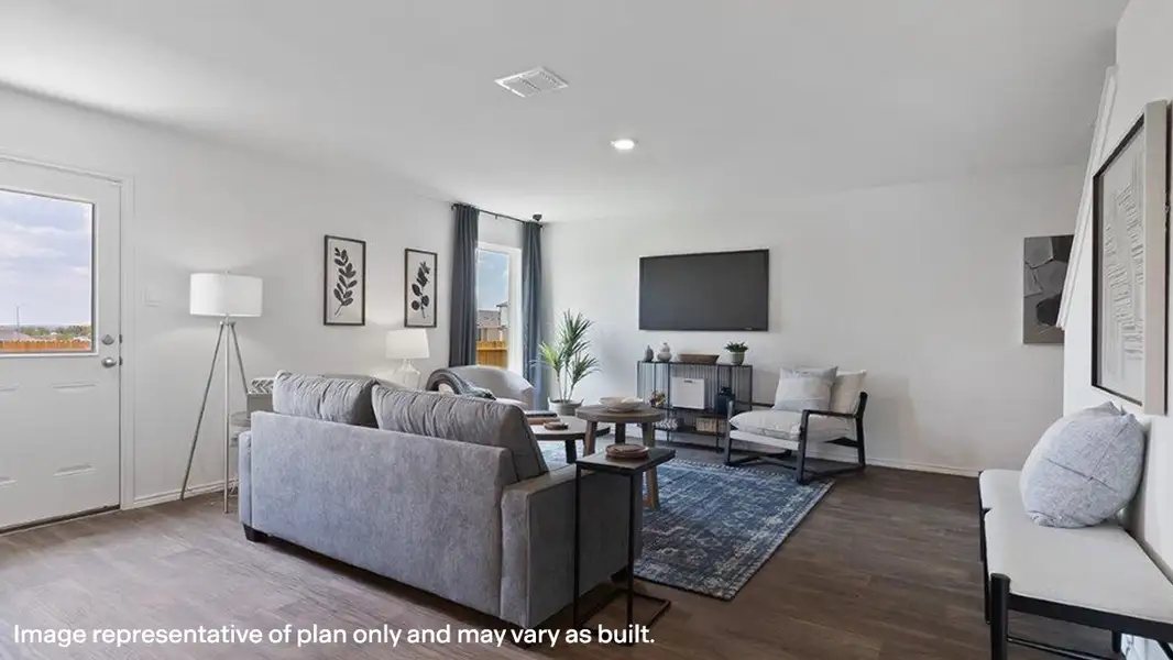 Representative furnished interior of a home built from the The Franklin by D.R. Horton in Avenida, Converse (Image 7).