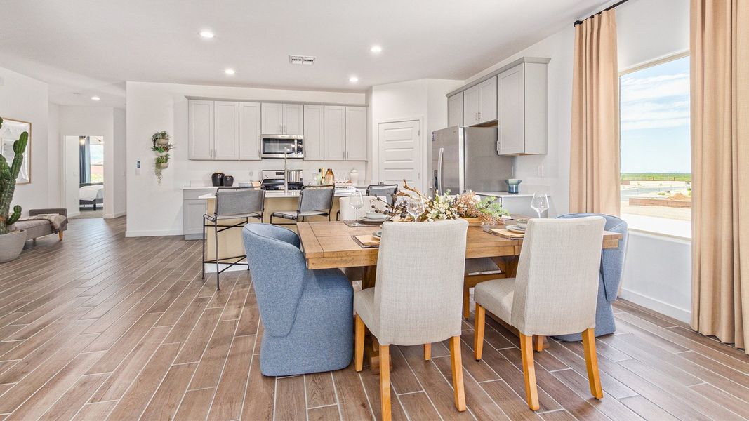 Representative furnished interior of a home built from the Gaven by D.R. Horton in The Oasis at Rocking K, Vail (Image 10).