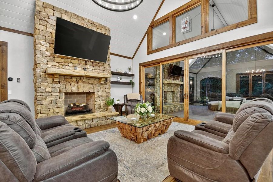 Furnished interior view inside a new home in , Mineral Bluff (Image 45).
