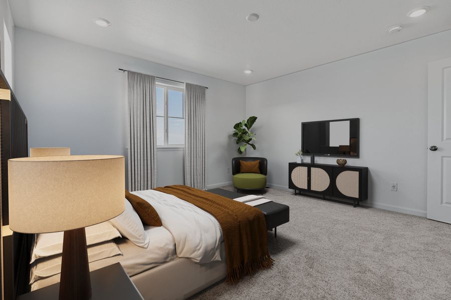 Furnished interior view inside a new home in Sterling Ranch Ascent Village, Littleton (Image 20).
