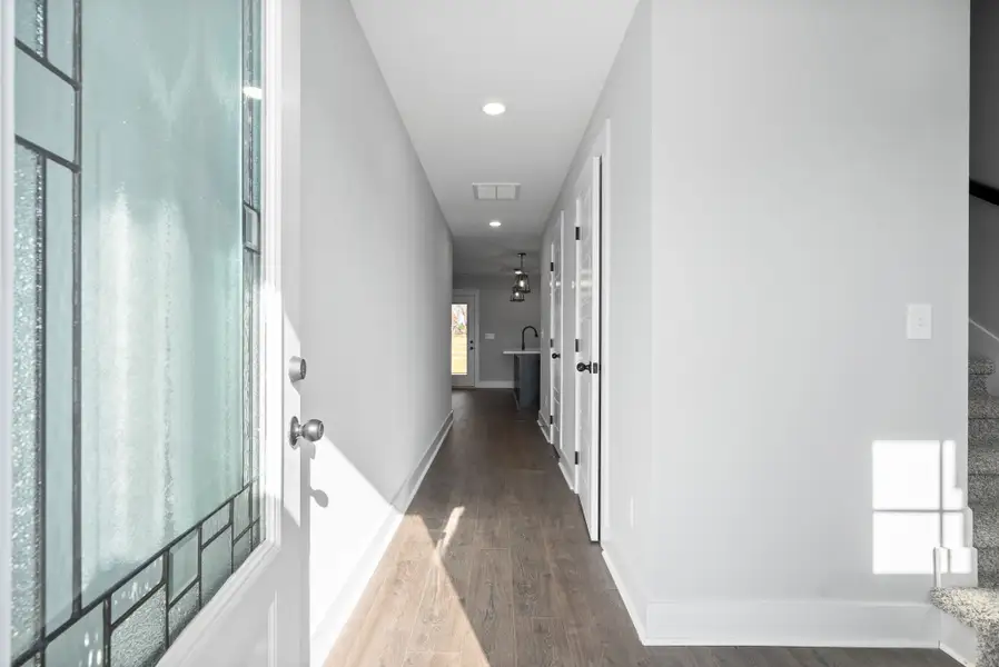 Representative unfurnished interior of a home built from the Maui by Rockwood Homes in Garrettsburg Meadows, Clarksville (Image 14).