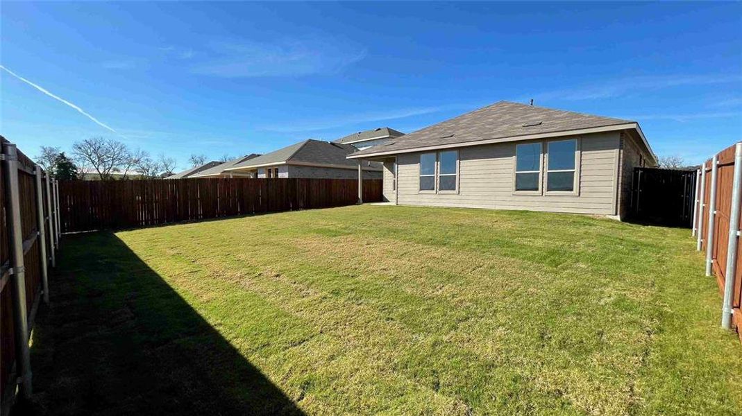 Exterior details and patio area of a home in The Canyons, Keene (Image 2). Exterior details and patio area of a home in The Canyons, Keene (Image 2).