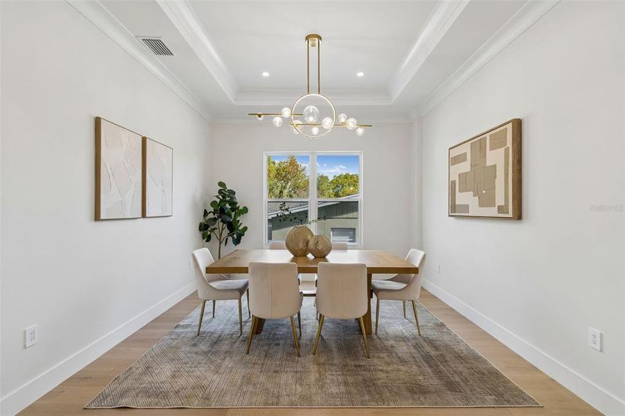 Furnished interior view inside a new home in , Tampa (Image 8).