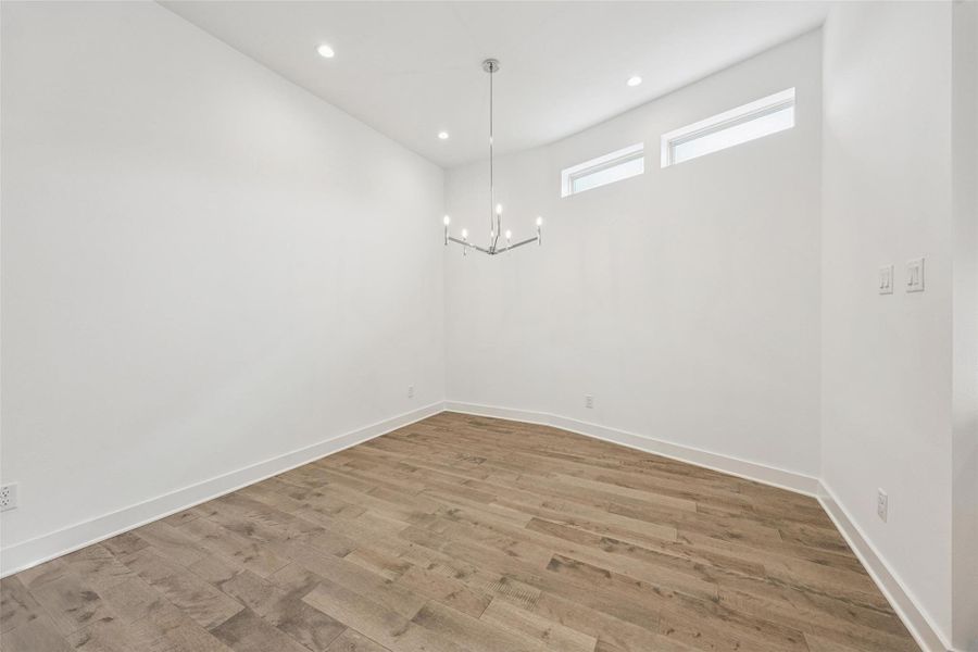 Spacious Dining Room.