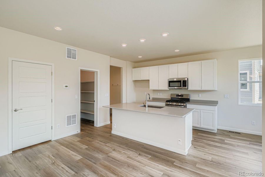 Furnished interior view inside a new home in Buffalo Highlands – Commerce City, Commerce City (Image 11).
